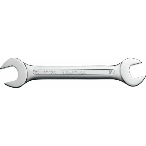 Рожковый гаечный ключ 24 x 27 мм, KRAFTOOL, 27033-24-27_z01