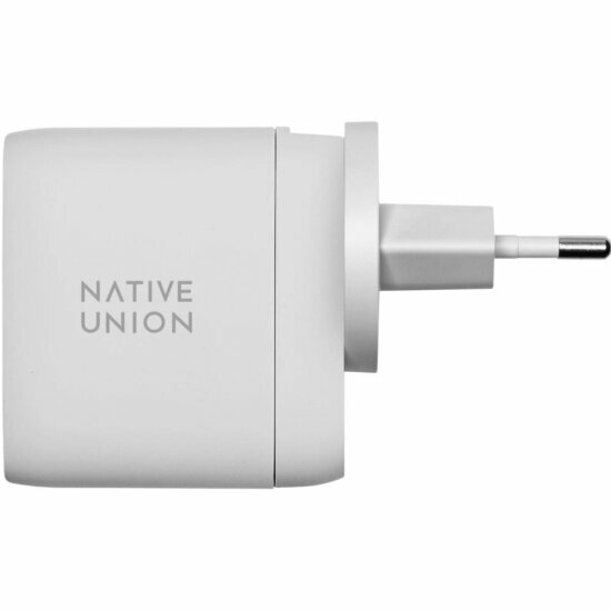 Сетевое зарядное устройство Native Union Fast GaN 2xUSB-C, 67 Вт, белый