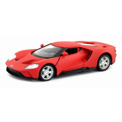 Машина металлическая Uni-Fortune RMZ City 1:32 Ford GT 2019, инерционный механизм, двери открываются, красный матовый цвет (554050M(E)) машина металлическая rmz city серия 1 32 toyota camry 2022 черный матовый цвет инерционный механизм двери открываются 554063m