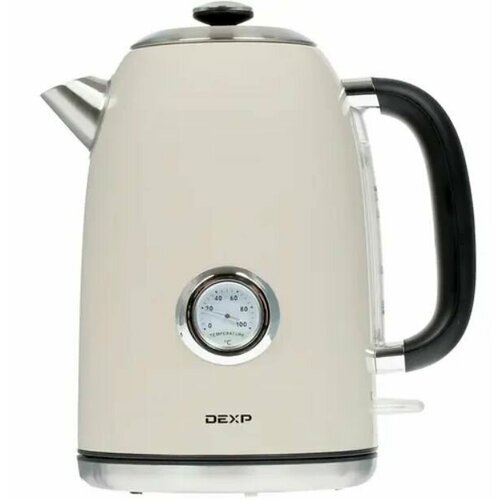 Чайник электрический Dexp FD-677 17 л 2200 Вт скрытый нагревательный элемент фильтр бежевый 4038₽