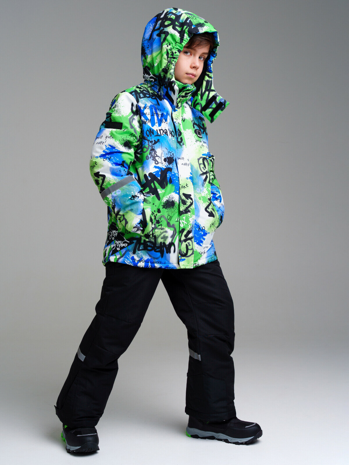 Комплект верхней одежды playToday размер 134  черный