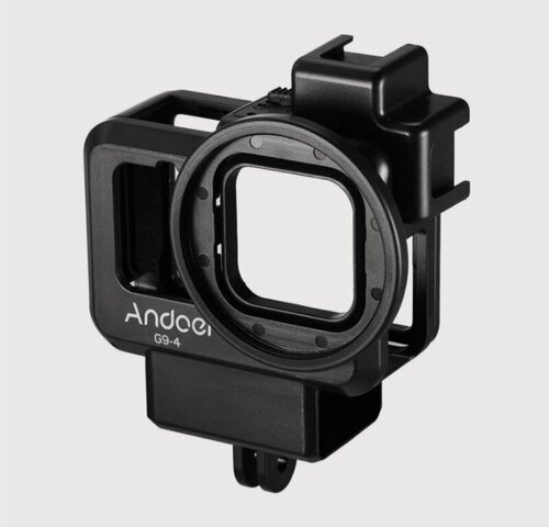 Изображение товара Клетка экшн-камеры Andoer "G9-4", для GoPro HERO 9/10/11 Black, черный, ABS-пластик