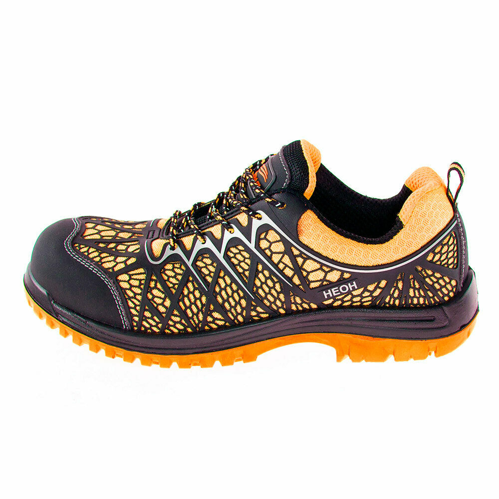 Полуботинки рабочие текстильные со светоотражающими элементами размер 42 оранжевые мистраль неон