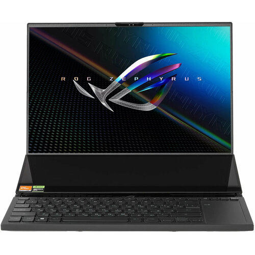 ASUS Ноутбук Asus ROG Zephyrus Duo 16 GX650PY-NM085W Ryzen 9 7945HX 32Gb SSD2Tb NVIDIA GeForce RTX4090 16Gb 16 IPS WQXGA 2560x1600 Windows 11 Home black WiFi BT Cam 90NR0BI1-M004X0 90NR0BI1-M004X0 41990000₽
