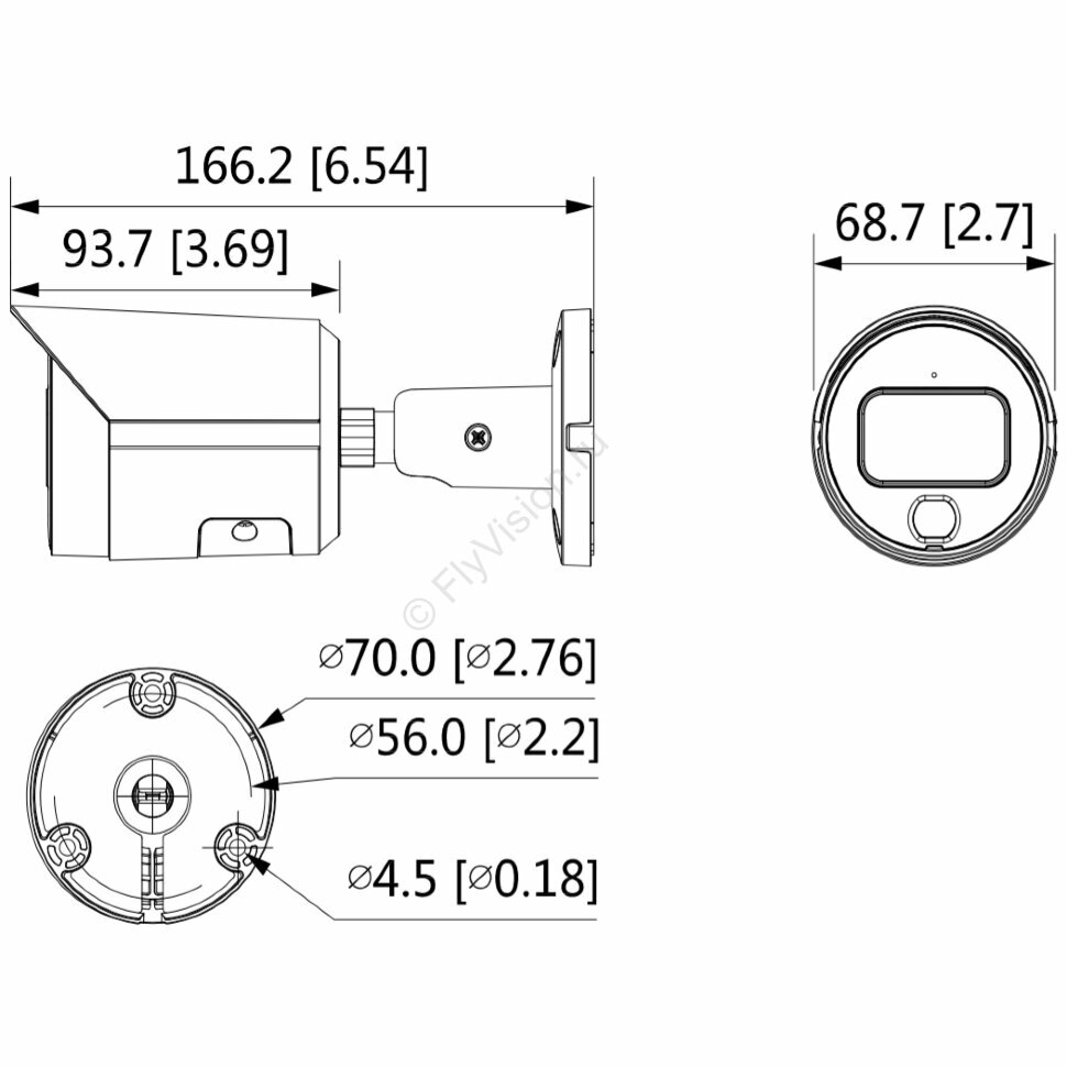 Видеокамера IP Dahua , 2.8 мм, белый - фото №6