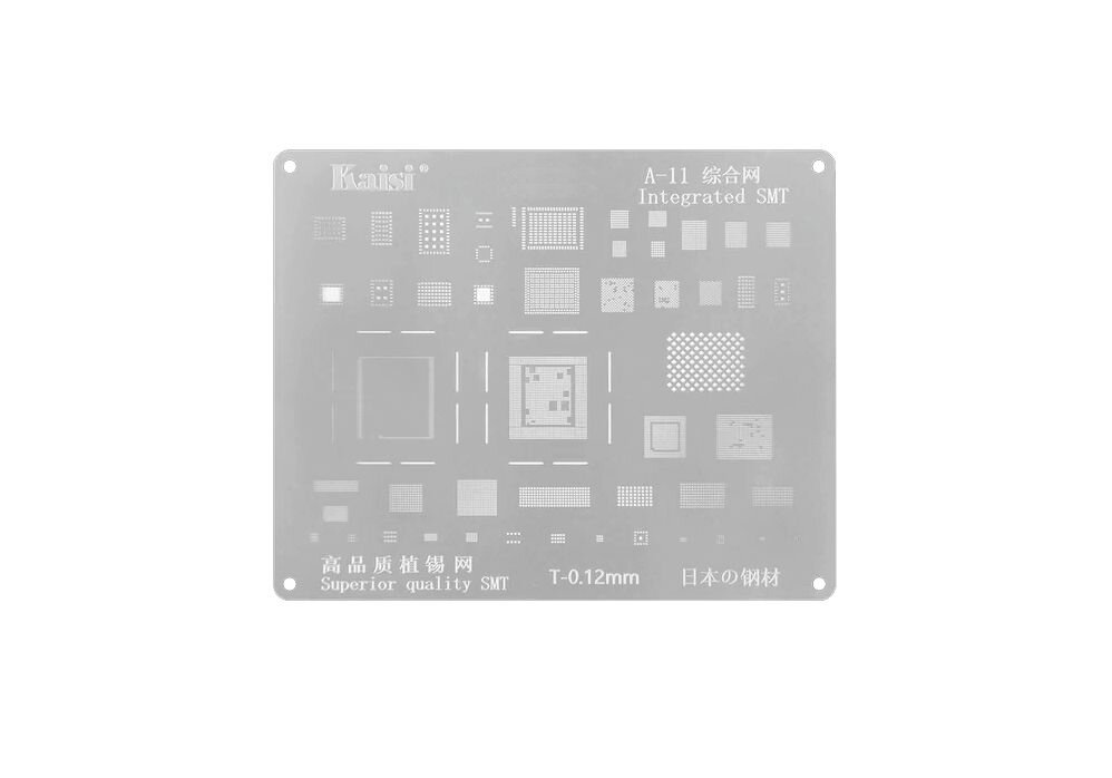 Трафарет BGA iPhone 8/8P/X Kaisi A11