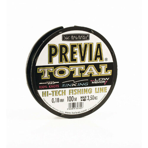 фото Леска balsax previa total box 0.18 100м