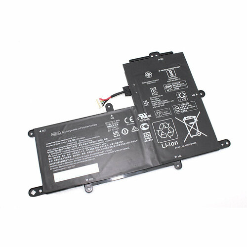 Аккумулятор FO02XL для ноутбука HP Chromebook 11A-NA 7,6V 37,6Wh черный