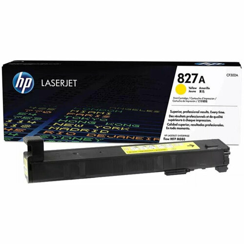 Картридж лазерный HP 827A CF302A жел. для CLJ Enterprise M880z картридж hp cf302a 32000 стр желтый