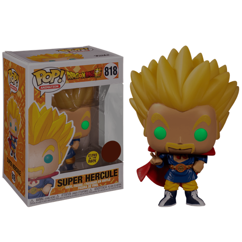 Фигурка Funko POP Super Saiyan Hercule GitD (Эксклюзив Specialty Series) из аниме сериала Dragon Ball Super фигурка funko pop super saiyan hercule gitd со стикером vaulted эксклюзив specialty series из аниме сериала dragon ball super