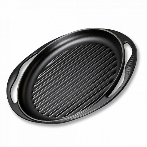 Сковорода - гриль глубокая, 25 см, чугун, черный 20125000000460 Matte Black