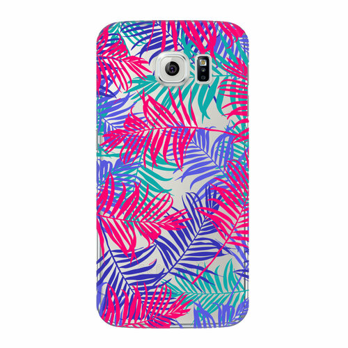 Чехол и защитная пленка для Samsung Galaxy S6 Deppa Art Case Jungle пальмы чехол deppa art case и защитная пленка для samsung galaxy s6 edge person путин карта мира