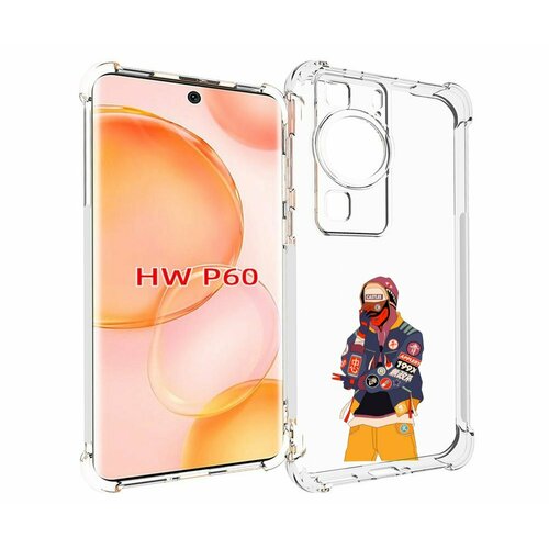 Чехол MyPads модник для Huawei P60 задняя-панель-накладка-бампер