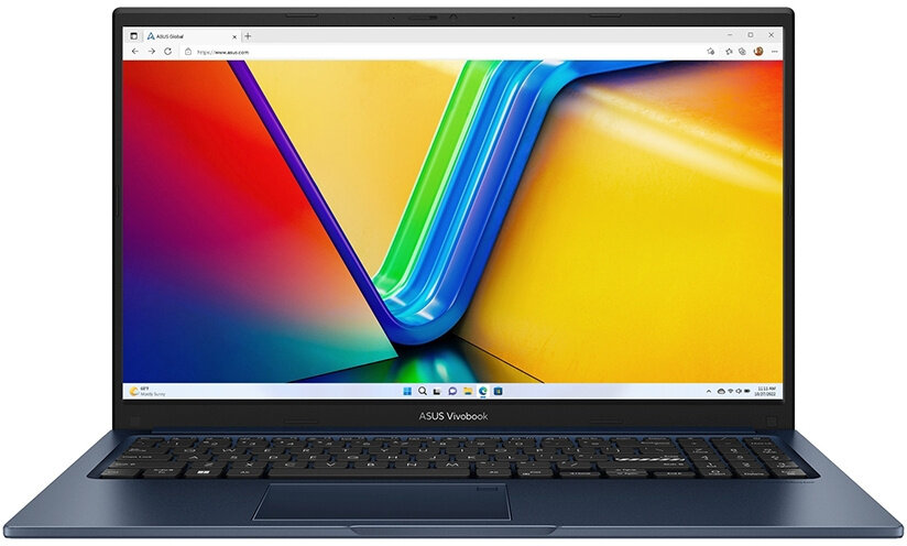 Ноутбук ASUS 90NB1021-M00W00 i3 1215U/8GB/256GB SSD/UHD Graphics/15.6" IPS FHD/WiFi/BT/cam/Win11 Home/blue - фото №1