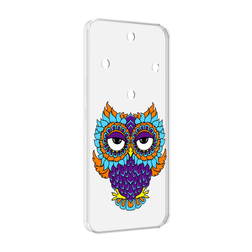 Чехол MyPads Цветная сова для Honor Magic 5 Lite / Honor X9a задняя-панель-накладка-бампер