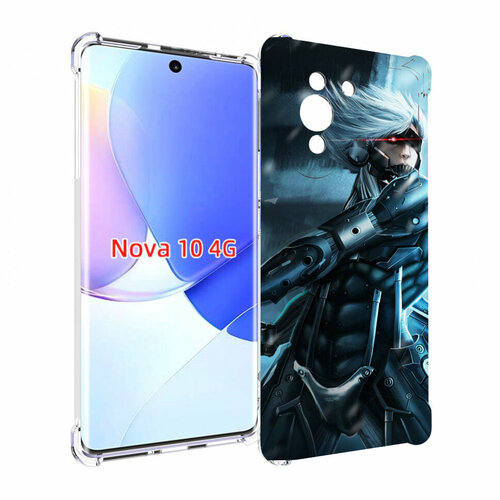 чехол mypads metal gear rising revengeance для huawei mate 10 pro задняя панель накладка бампер Чехол MyPads Metal Gear Rising Revengeance для Huawei Nova 10 задняя-панель-накладка-бампер