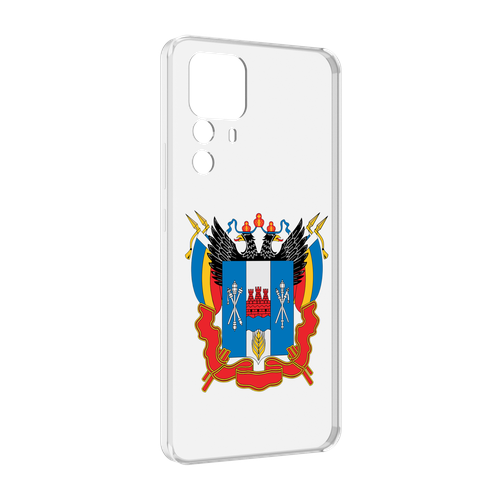 Чехол MyPads герб-ростовская-область для Xiaomi 12T Pro задняя-панель-накладка-бампер