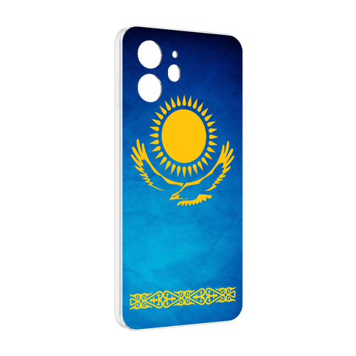 Чехол MyPads герб и флаг казахстана для Oukitel C32 задняя-панель-накладка-бампер