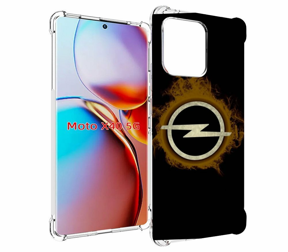 Чехол MyPads opel-опель-1 мужской для Motorola Moto X40 задняя-панель-накладка-бампер