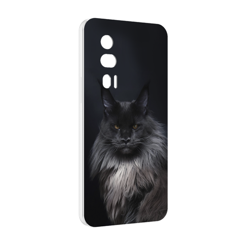 Чехол MyPads кошка мейн кун 2 для Xiaomi Redmi K60 задняя-панель-накладка-бампер