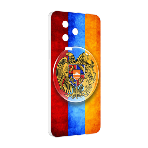 Чехол MyPads герб флаг армении для Infinix Note 12 Pro 4G X676B задняя-панель-накладка-бампер
