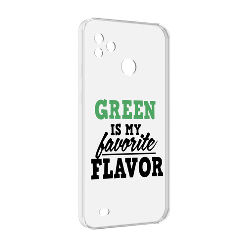 Чехол MyPads Зеленый-фаворит для Tecno Pop 5 Go задняя-панель-накладка-бампер чехол mypads зеленый фаворит для tecno pova 3 задняя панель накладка бампер