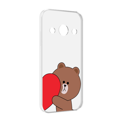 Чехол MyPads медвежонок детский для Doogee S99 задняя-панель-накладка-бампер