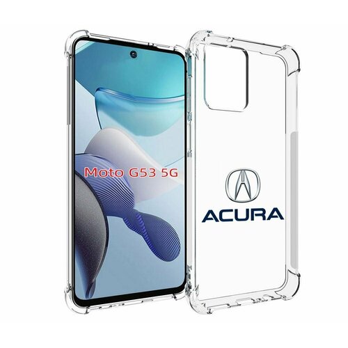 Чехол MyPads acura-акура-2 для Motorola Moto G53 задняя-панель-накладка-бампер чехол mypads acura акура 2 для motorola moto g53 задняя панель накладка бампер