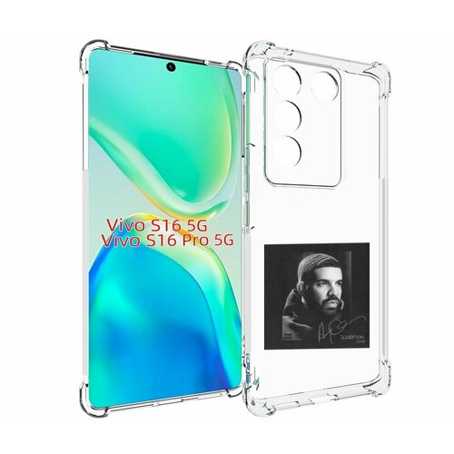 Чехол MyPads Drake - Scorpion для Vivo S16 5G / S16 Pro 5G / V27 / V27 Pro задняя-панель-накладка-бампер чехол mypads drake scorpion для vivo s16 5g s16 pro 5g v27 v27 pro задняя панель накладка бампер