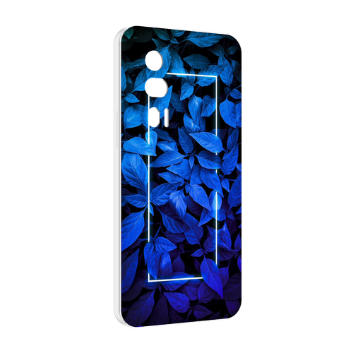 Чехол MyPads голубые цветочки неон для Xiaomi Redmi K60 задняя-панель-накладка-бампер чехол mypads голубые цветочки неон для xiaomi 12s задняя панель накладка бампер