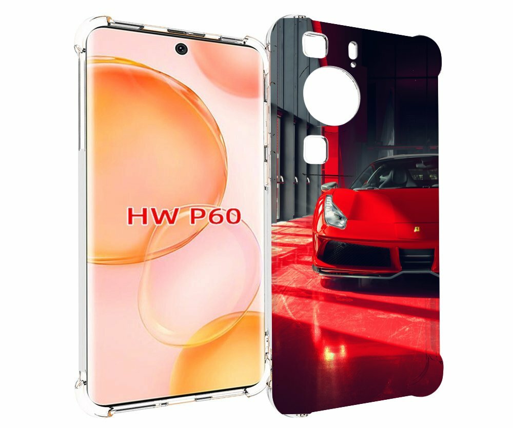 Чехол MyPads ферра для Huawei P60 задняя-панель-накладка-бампер