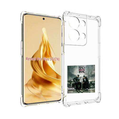 чехол mypads eminem bad meets evil – hell the sequel для oppo k10 pro задняя панель накладка бампер Чехол MyPads Eminem BAD MEETS EVIL – HELL THE SEQUEL для OPPO Reno 9 Pro + Plus задняя-панель-накладка-бампер