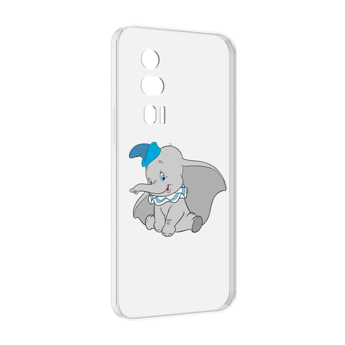 Чехол MyPads слоненок-с-большими-ушками для Xiaomi Redmi K60 задняя-панель-накладка-бампер