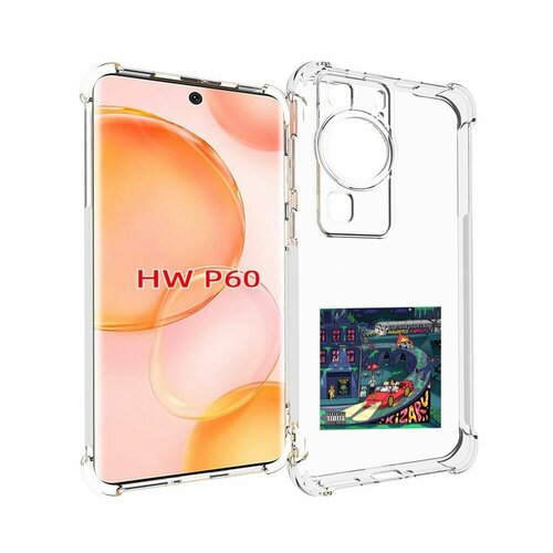 Чехол MyPads Яд (альбом Kizaru) для Huawei P60 задняя-панель-накладка-бампер