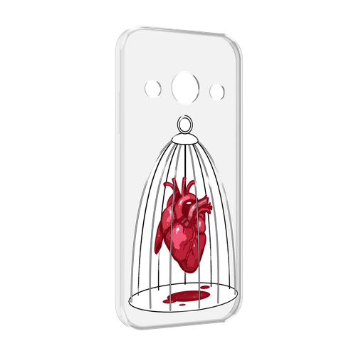 Чехол MyPads сердце в клетке для Doogee S99 задняя-панель-накладка-бампер чехол задняя панель накладка бампер mypads сердце в клетке для doogee x70 противоударный
