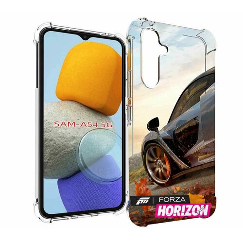 Чехол MyPads Forza Horizon 4 для Samsung Galaxy A54 задняя-панель-накладка-бампер чехол mypads forza horizon 4 для samsung galaxy xcover 5 задняя панель накладка бампер