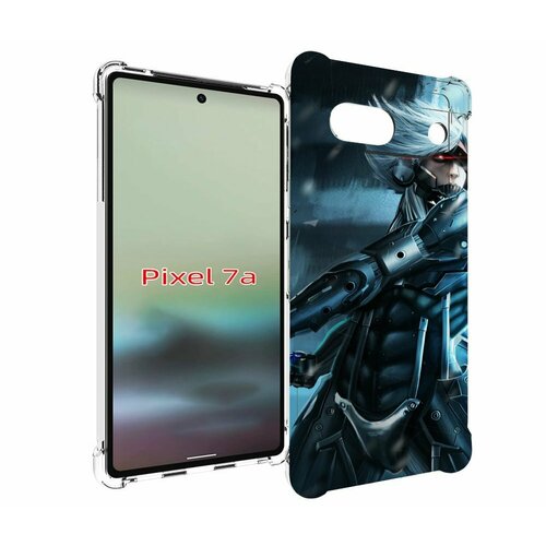 чехол mypads metal gear rising revengeance для google pixel 7 pro задняя панель накладка бампер Чехол MyPads Metal Gear Rising Revengeance для Google Pixel 7A задняя-панель-накладка-бампер