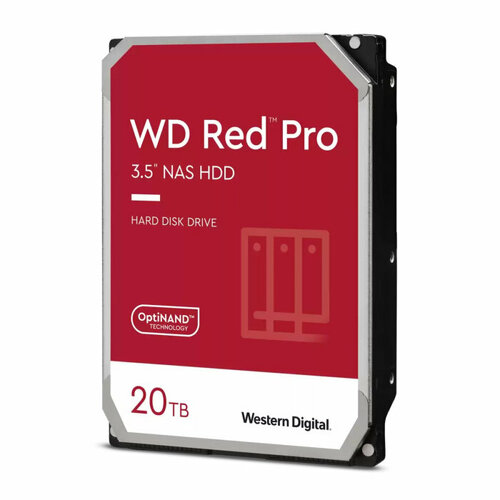 Western Digital 20TB 7200 RPM SATA 6 Gbs CMR 512 MB Cache 35 Red pro WD201KFGX 6550400₽