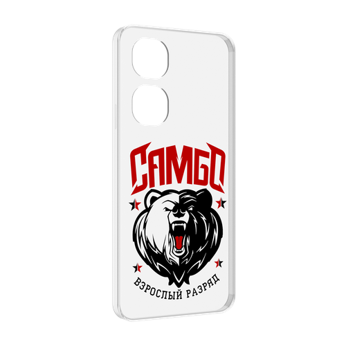 Чехол MyPads Единоборства Самбо медведь для Vivo Y100 задняя-панель-накладка-бампер