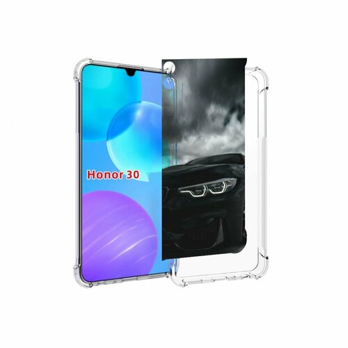 Чехол MyPads бмв М3 мужской для Huawei Honor 30 Lite задняя-панель-накладка-бампер