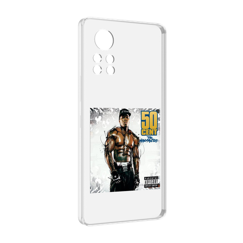 Чехол MyPads 50 Cent - The Massacre для Infinix Note 12 i X667 задняя-панель-накладка-бампер