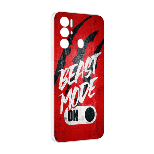 Чехол MyPads BEAST inside You для Tecno Pova Neo 4G задняя-панель-накладка-бампер чехол mypads beast inside you для tecno pop 5 go задняя панель накладка бампер