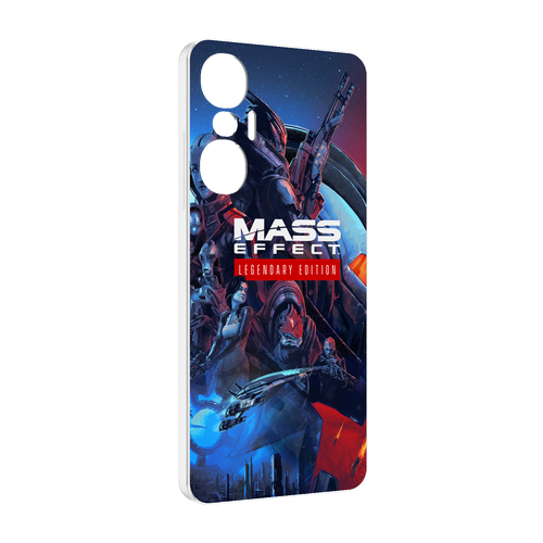 Чехол MyPads Mass Effect Legendary Edition для Infinix Hot 20S задняя-панель-накладка-бампер