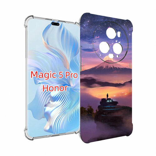 Чехол MyPads ночь-в-горах для Honor Magic 5 Pro задняя-панель-накладка-бампер чехол mypads ночь в горах для honor x7 задняя панель накладка бампер