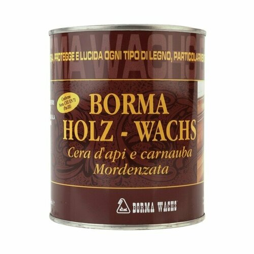 Финишный воск Borma Holzwachs 1 л Прозрачный 0150 воск пчелиный borma holzwachs 5 л прозрачный 0170