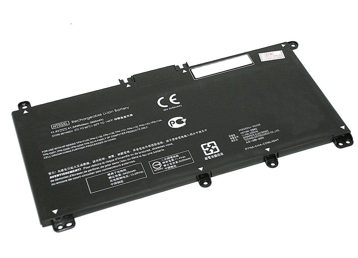 Аккумулятор HT03XL для ноутбука HP 15-CS 11.55V 3420mAh черный