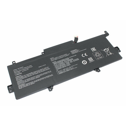 аккумулятор для ноутбука asus 0b200 02090000 Аккумулятор OEM (совместимый с 0B200-02090000, C31N1602) для ноутбука Asus UX330UA 11.4V 4350mAh черный