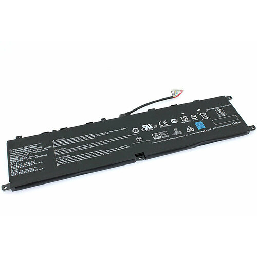 Аккумулятор BTY-M6M для ноутбука MSI GE66 15.2V 6578mAh черный аккумулятор для msi bty m6m ge66 99 99wh 6578mah 15 2v