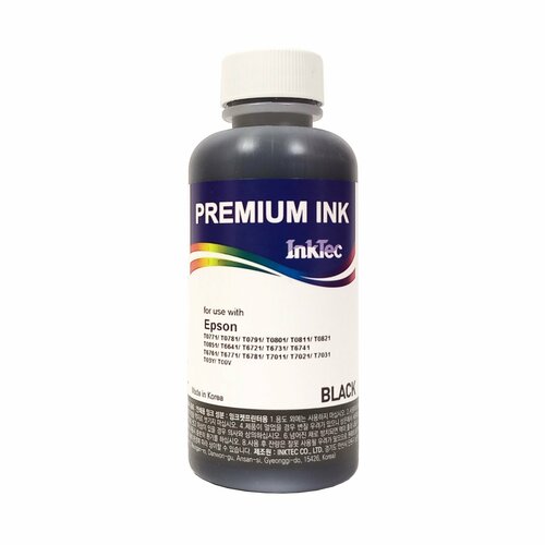 Чернила InkTec (E0010-100MB) для Epson P50/T50/XP/L200 100 мл (Black)