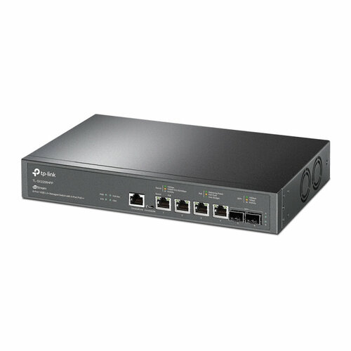 TP-LINK TL-SX3206HPP JetStream управляемый коммутатор 10 Гбит/с уровня 2+ с четырьмя портами PoE++ и двумя слотами SFP+ (006617) TL-SX3206HPP